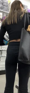 Gorgeous artist in tight black outfit