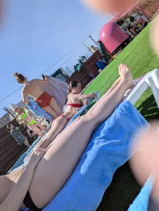 Large collection of hot beach girls lying on the beach and bending over