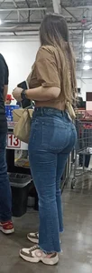 Milf with a 10 ass caught at Costco on the Day of the Dead [OC]