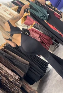 Perfect fat ass in a slutty outfit with tramp stamp showing!