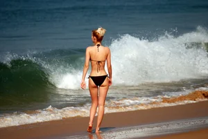 Beach and bikini girls