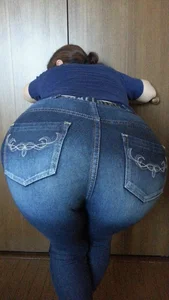 Hot Ass in Denim Closeup Pic
