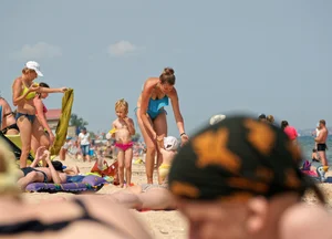 Beach and bikini girls