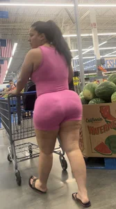 BBL Latina Milf in Pink Onepiece