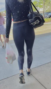 Starlit Black Leggings