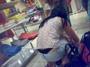 Huge collection of whale tails, ass cracks and panty peeks in public