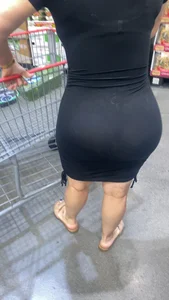 Sexy BBL Latina in tight dress VTL