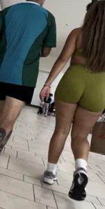 PERFECT big thicc ass in spandex shorts