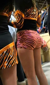 Hot Booty and Legs in Pink Mini Shorts Creepshots