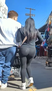 Latina in Black Leggings VTL (OC)