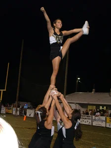 Candid cheerleaders
