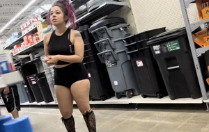 Goth Emo Redbone with a Phat Ass Dresses Like A Whore to Walmart
