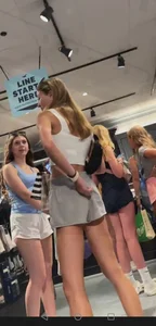 Skinny candid