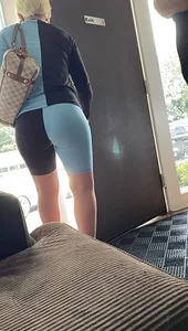 Thick Short Haired Blonde Milf With Big Butt