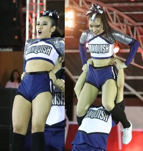 Candid cheerleaders