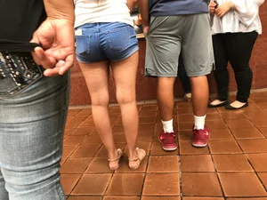 Nice tight jean shorts