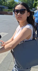 Hot busty asian with bonus blonde friend with amazing ass