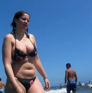 Beach and bikini nip slips