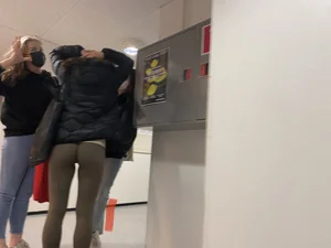Girls With Very Hot Butts in Leggigns - Gym Locker Room Creepshots Series