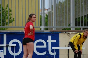 Candid track and field girls