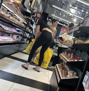 Two college chick’s shopping for makeup(oc)