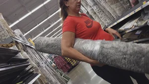 GILF LOVERS: Ditzy Muffintop Mature Kept Bending Over