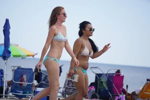 Beach and bikini girls