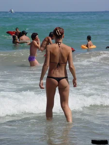 Sexy beach and bikini girls