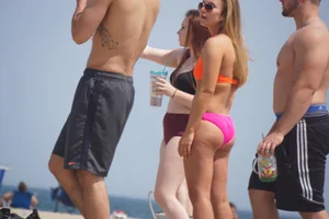 Beach and bikini girls