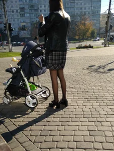 Candid girls in skirts and short dresses