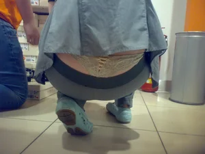 Huge collection of whale tails, ass cracks and panty peeks in public