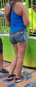 Cute Blonde Milf in shorts