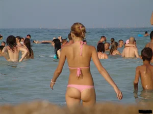 Sexy beach and bikini girls
