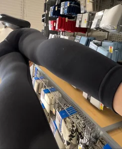 (Upshots, OC) Blonde with FAT ASS in scrunch leggings