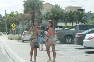 Beach and bikini girls