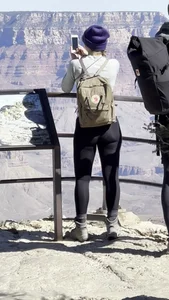 Yummy & Fit Norwegian Tourist In Shiny Leggings