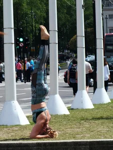 Candid sexy yoga girls