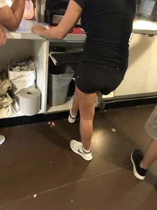 Sexy Lulu shorts at work