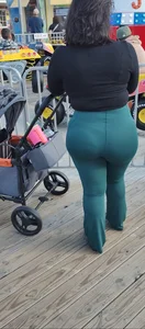 Best Ass on the Boardwalk Milf in Green