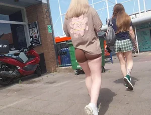 Teeen in tight gym shorts