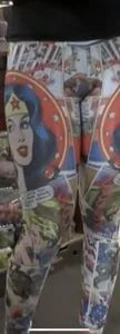Candid girl in colorful tights closeup creepshots