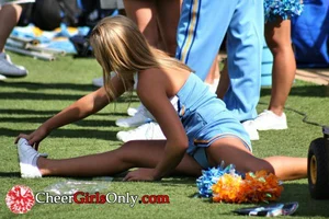 Candid cheerleaders