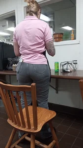 More of my coworker’s booty in tight jeans