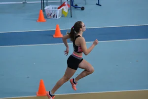 Candid track and field girls