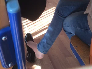 College candid teens