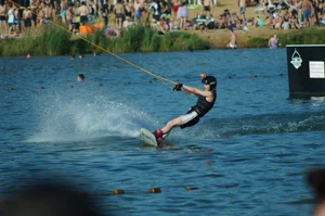 Girl Kiteboarding