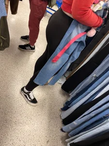 Blonde teen at Ross