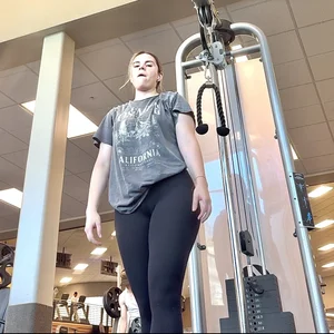 Gym pawg looked into my camera and still gave a show! (OC)
