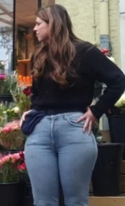 Various hot butts in tight jeans on the street and inside cafes, some teens too