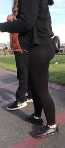 Perfect P shape + slight camel toe